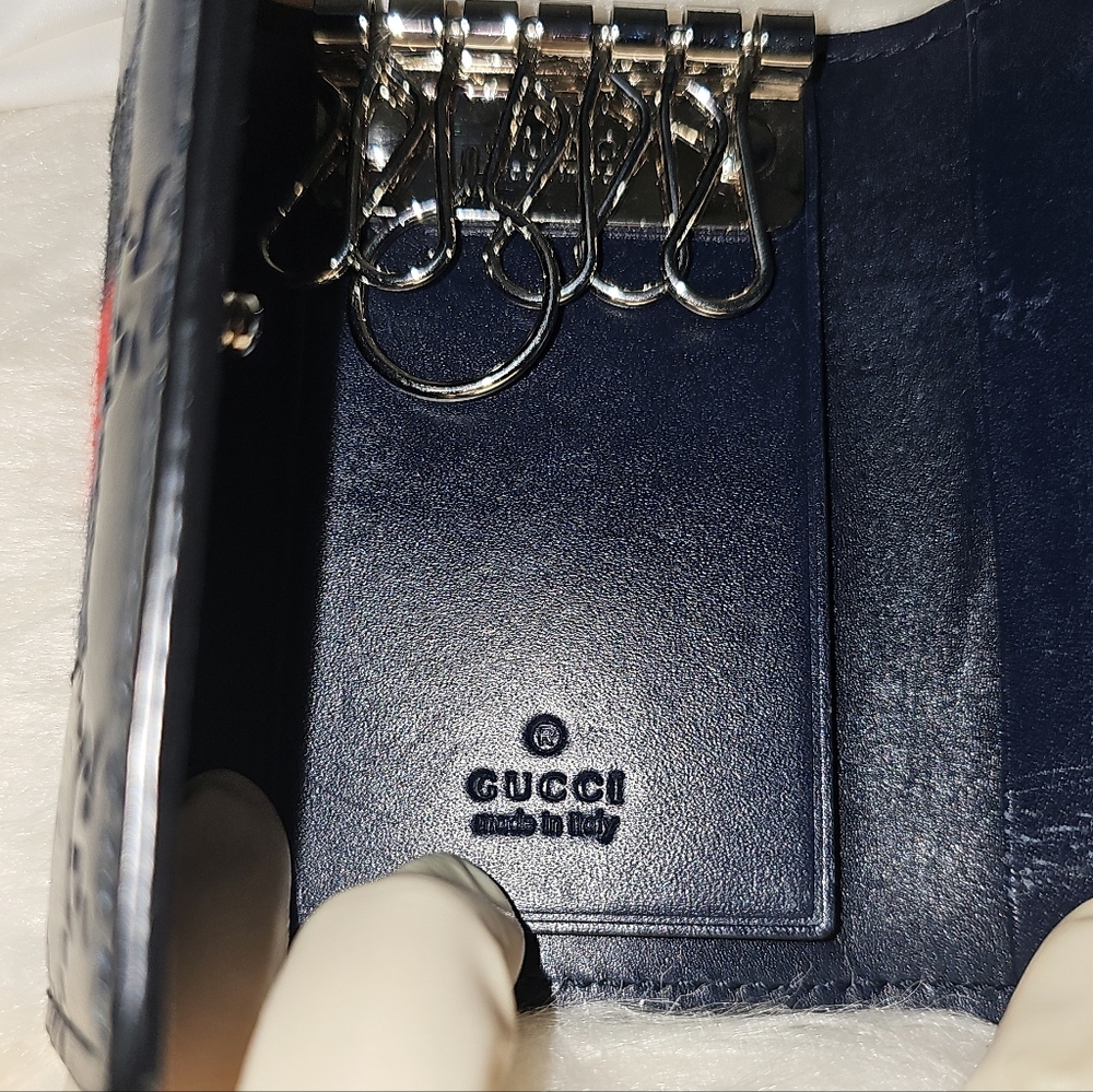 Authentic Gucci Key Case Sherry Line - Picture 11 of 16